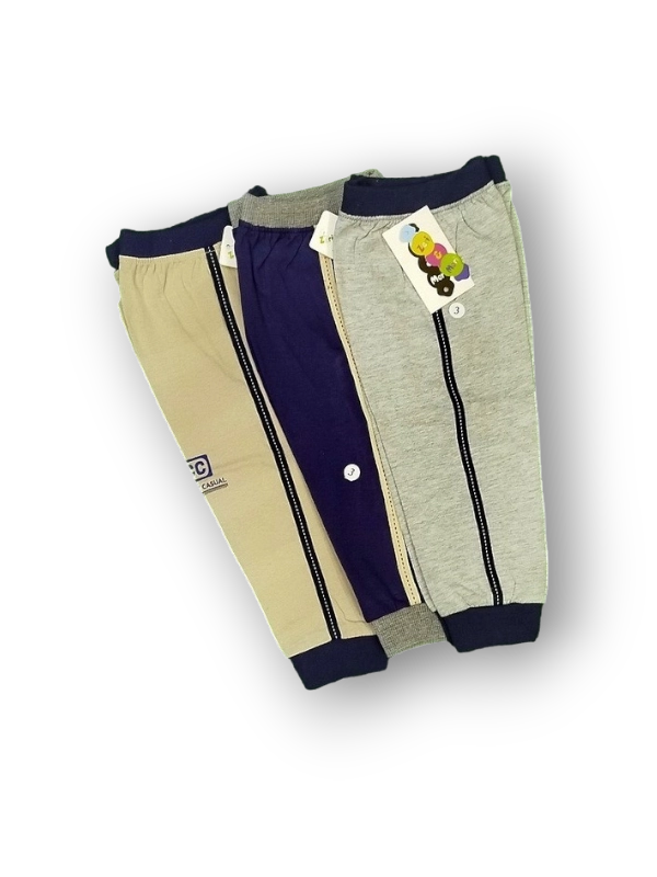 Summer Knitted Trousers 1 to 12 Months in 100% Cotton 1 Summer Knitted Trousers 01 to 03 Title