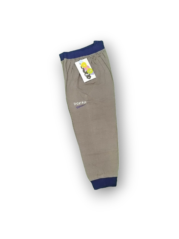 Summer Knitted Trousers 4 to 9 Years in 100% Cotton for Girls 5 Summer Knitted Trousers 24-30 G Grey