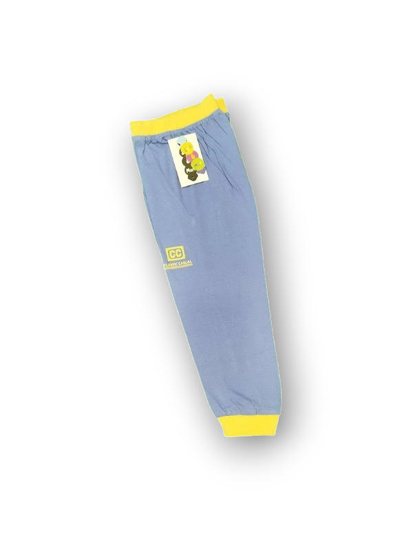 Summer Knitted Trousers 4 to 9 Years in 100% Cotton for Girls 2 Summer Knitted Trousers 24-30 Sky Blue