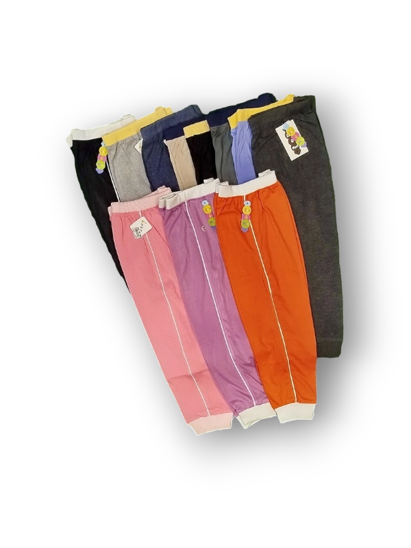 Summer Knitted Trousers 4 to 9 Years in 100% Cotton for Girls 1 Summer Knitted Trousers