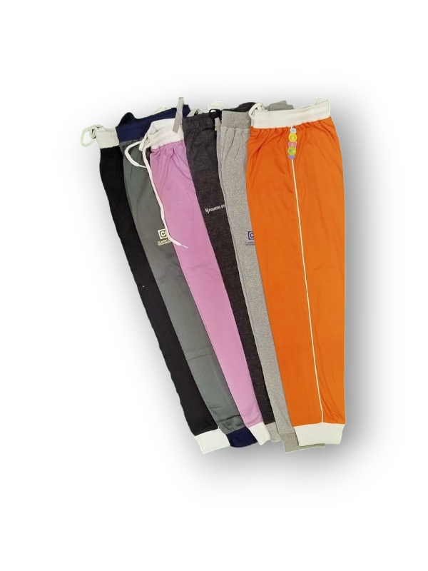 Summer Knitted Trousers Pack of 3 for 9 to 13 Years random colors for Girls 1 Summer Knitted Trousers 32-36 for Girls