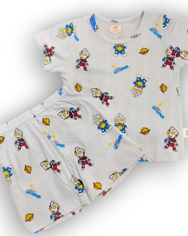 ultraman boy suit blue