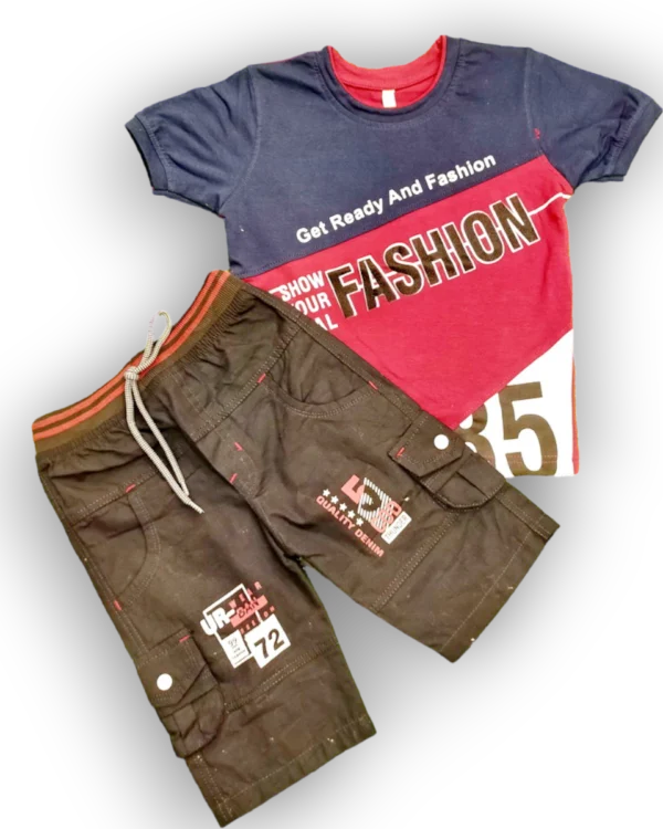 fashion boy suit-red 1 to 4y