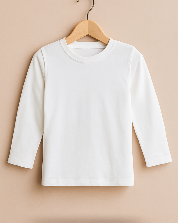 Round Neck Off White