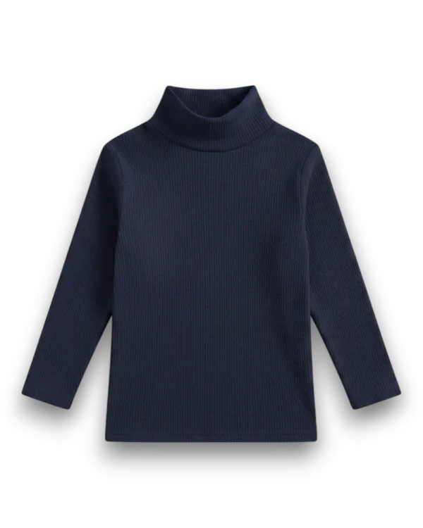 High Neck Navy Blue Colour
