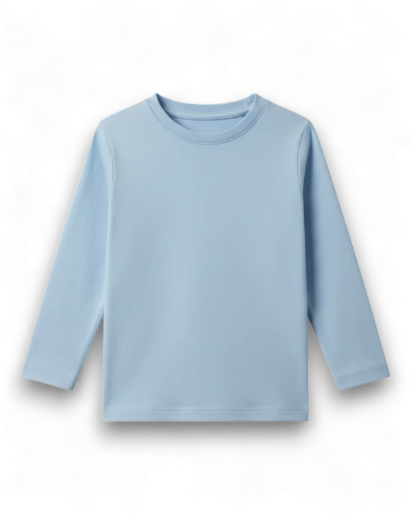 Round Neck Sky Blue Colour